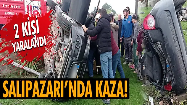 Salıpazarı'nda Kaza! 2 Yaralı