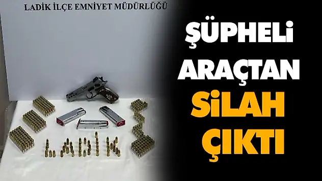 Şüpheli Araçtan Silah Çıktı