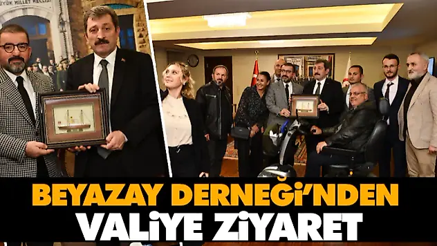 Türkiye Beyazay Derneği'nden Valiye Ziyaret