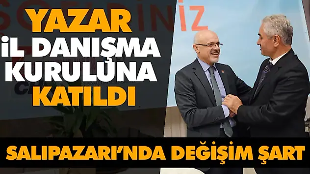 Yazar İl Danışma Kuruluna Katıldı