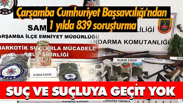 Çarşamba'da Suç Ve Suçluya Geçit Yok