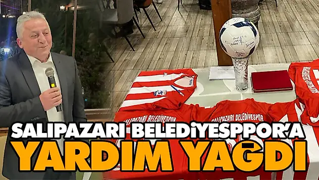 Salıpazarı Belediyesppor'a Yardım Yağdı