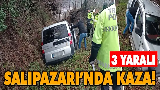 Salıpazarı'nda Kaza! 3 Yaralı