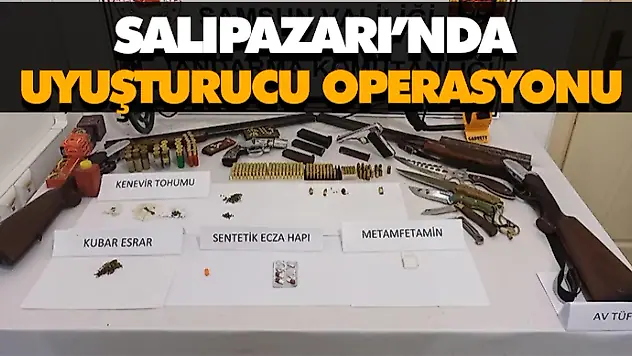 Salıpazarı'nda Uyuşturucu Operasyonu