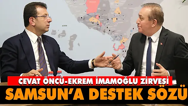 Ekrem İmamoğlu'ndan Samsun'a Destek Sözü