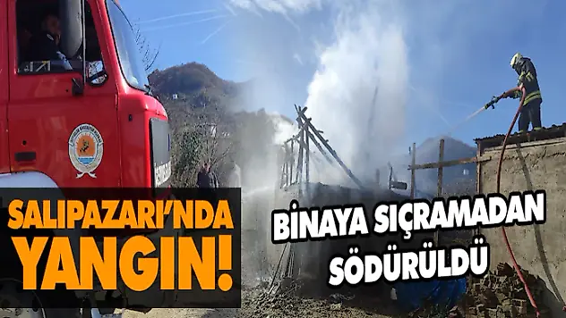 Salıpazarı'nda Yangın!