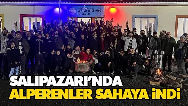 Alperenler Saha İndi!