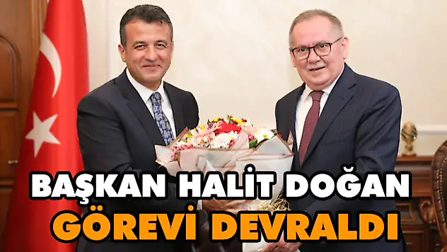Başkan Halit Doğan Görevi Devraldı