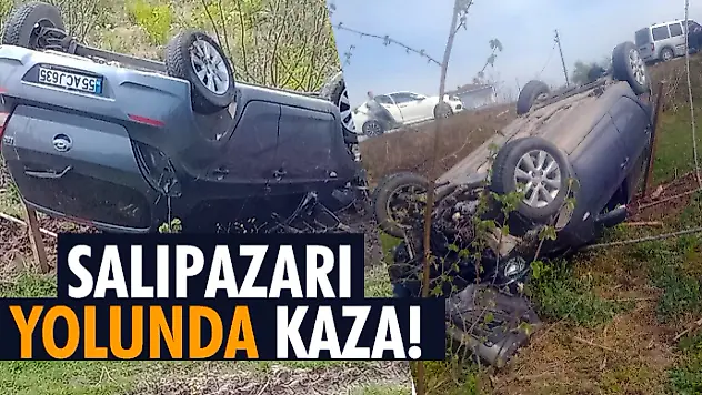 Salıpazarı Yolunda Kaza!