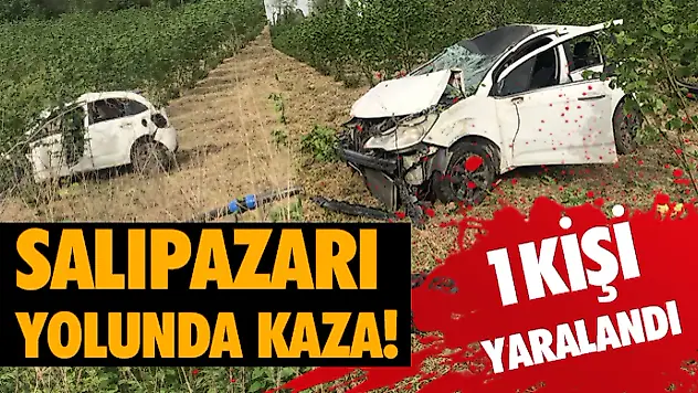 Salıpazarı Yolunda Kaza!