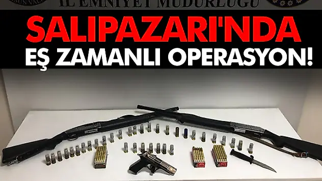 Salıpazarı'nda Eş Zamanlı Operasyon!