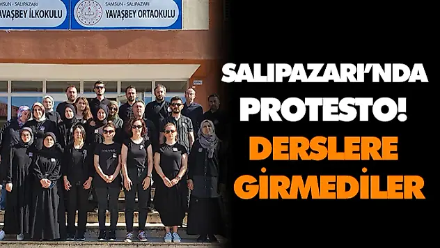 Salıpazarı'nda Protesto! Derslere Girmediler