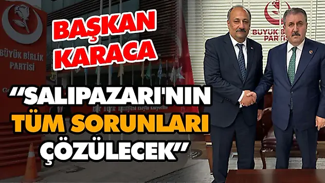 'Salıpazarı'nın Tüm Sorunları Çözülecek'