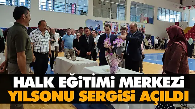 Salıpazarı Halk Eğitimi Merkezi Yılsonu Sergisi Açıldı
