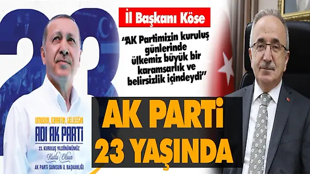 Ak Parti 23 Yaşında