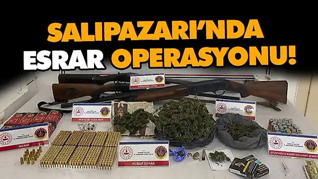 Salıpazarı'nda Esrar Operasyonu!