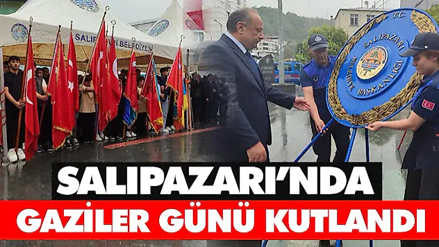 Salıpazarı'nda Gaziler Günü Kutlandı