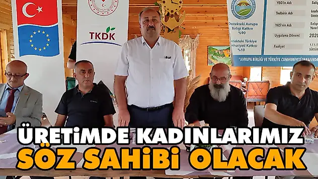 Salıpazarı'nda Üretim Kadınlarımız Söz Sahibi Olacak
