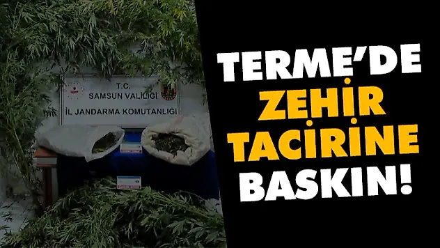 Terme'de Zehir Tacirine Baskın!