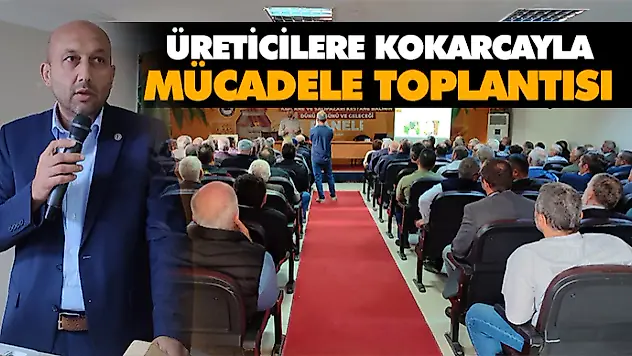 Üreticilere Kokarcayla Mücadele Toplantısı