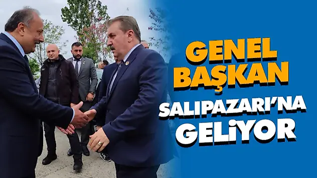 Genel Başkan Salıpazarı'na Geliyor