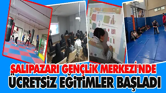 Salıpazarı Gençlik Merkezi'nde Ücretsiz Eğitimler Başladı