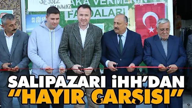Salıpazarı İHH'dan 'Hayır Çarşısı'