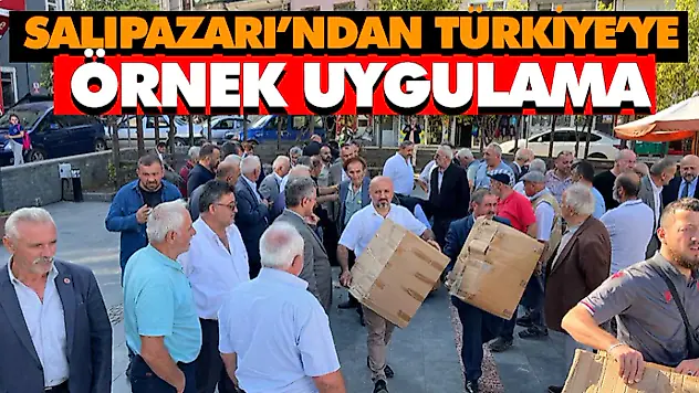Salıpazarı'ndan Türkiye'ye Örnek Uygulama