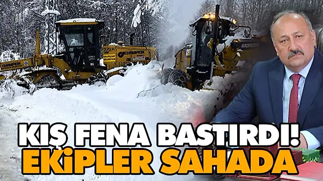 Kış Fena Bastırdı! Ekipler Sahada