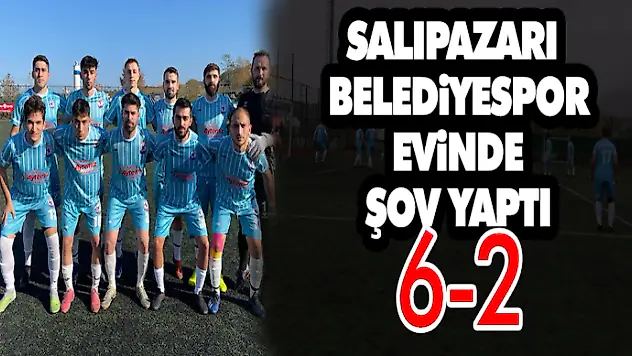 Salıpazarı Belediyespor Evinde Şov Yaptı