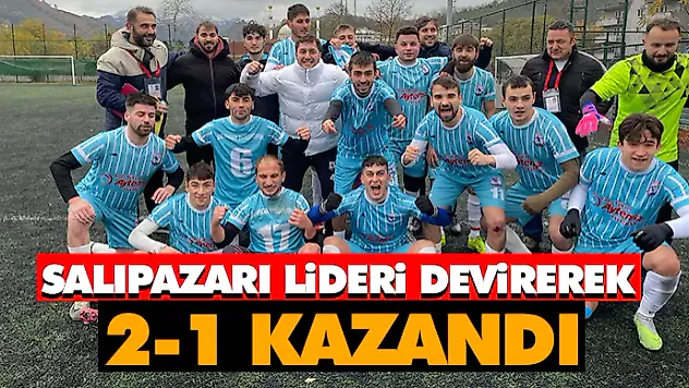 Salıpazarı Lideri Devirerek 2-1 Kazandı