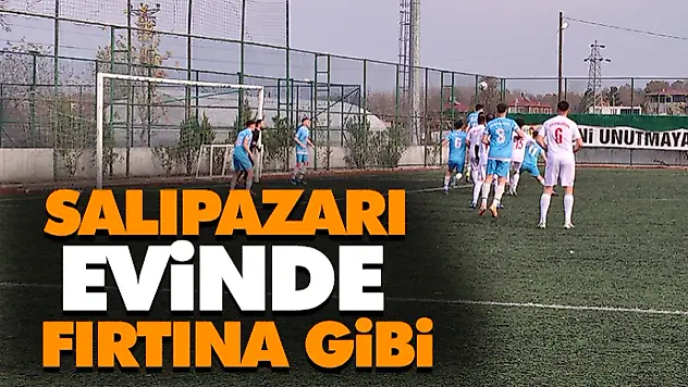 Salıpazarı Belediyespor Evinde Fırtına Gibi