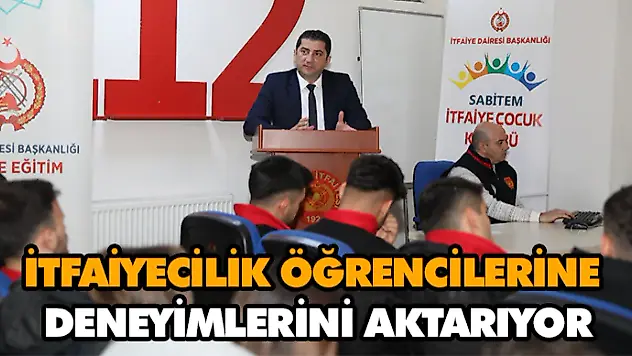 Samsun İtfaiyesi, İtfaiyecilik Öğrencilerine Deneyimlerini Aktarıyor