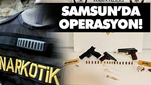 Samsun'da Operasyon! 4 Gözaltı