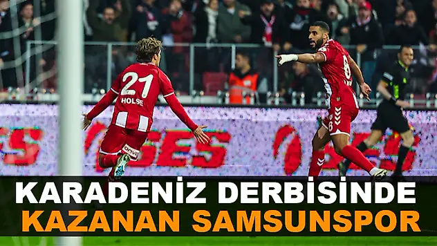 Karadeniz Derbisinde Kazanan Samsunspor