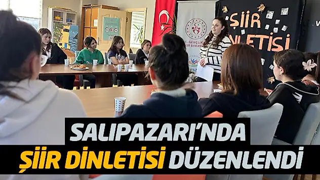 Salıpazarı'nda Şiir Dinletisi Düzenlendi