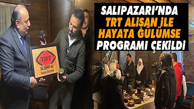Salıpazarı'nda Trt Alişan İle Hayata Gülümse Programı Çekildi
