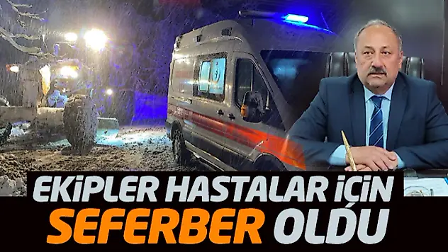 Ekipler Hastalar İçin Seferber Oldu