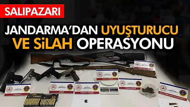 Jandarma'dan Uyuşturucu Ve Silah Operasyonu