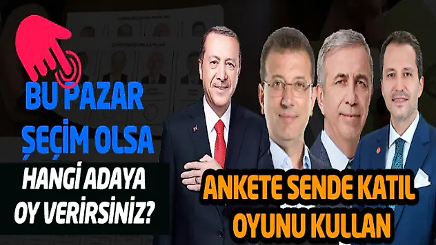 ANKETE KATIL! OYUNU KULLAN