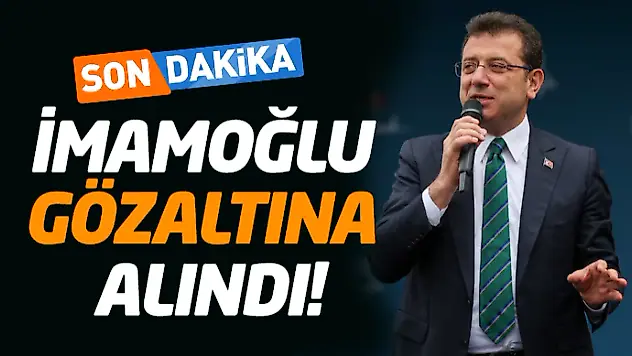 İmamoğlu Gözaltına Alındı!