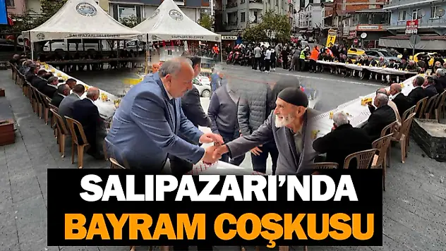 Salıpazarı'nda Bayram Coşkusu