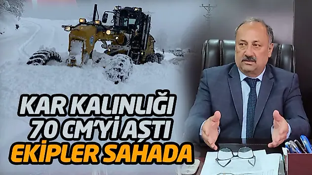 Salıpazarı'nda Kar Kalınlığı 70 Cm'yi Aştı, Ekipler Sahada