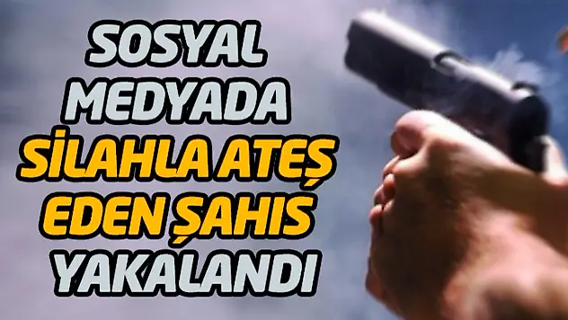 Salıpazarı'nda Sosyal Medyada Silahla Ateş Eden Şahıs Yakalandı