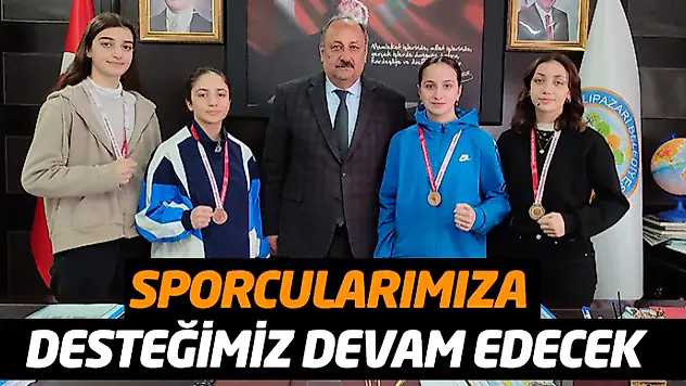 Sporcularımıza Desteğimiz Devam Edecek