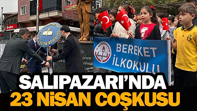 Salıpazarı'nda 23 Nisan Coşkusu