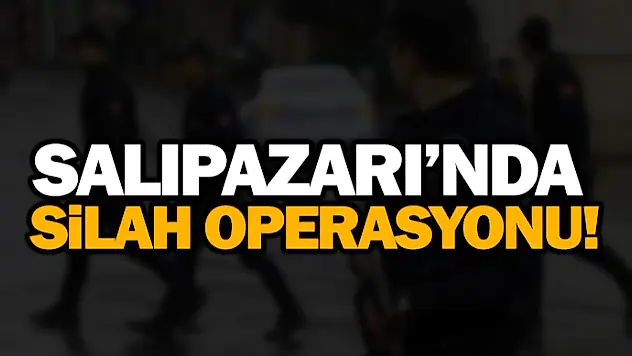 Salıpazarı'nda Silah Operasyonu!