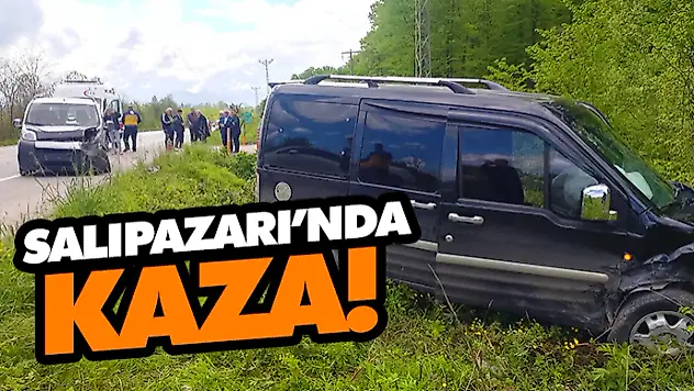 Salıpazarı'nda Trafik Kazası: 1 Kişi Yaralandı