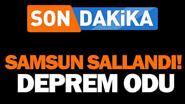  Samsun'da akşam saatlerinde deprem meydana geldi.