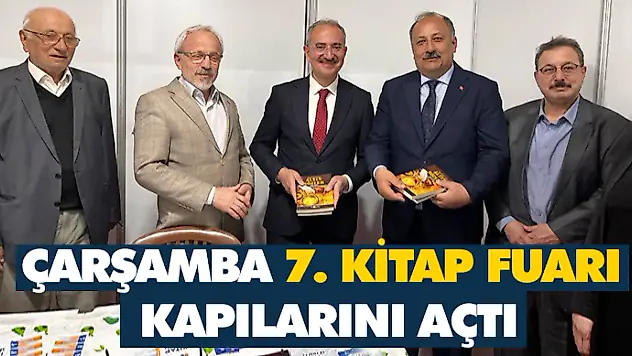 Çarşamba 7. Kitap Fuarı Kapılarını Açtı
